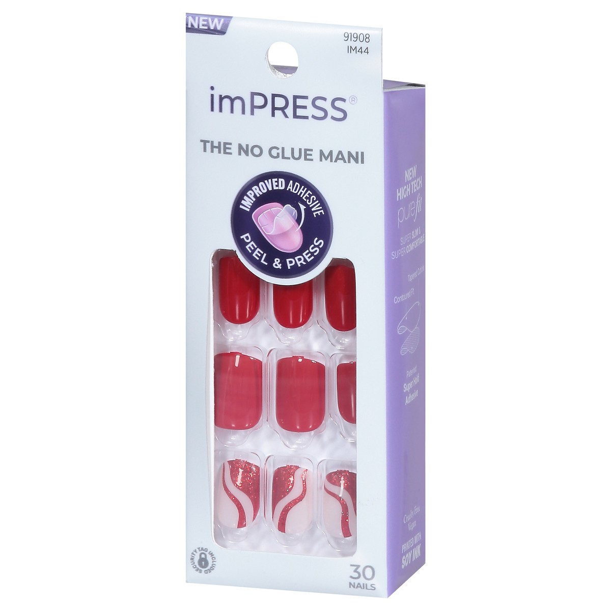 slide 6 of 9, imPRESS Endlessly Nails Short 30 ea, 30 ct