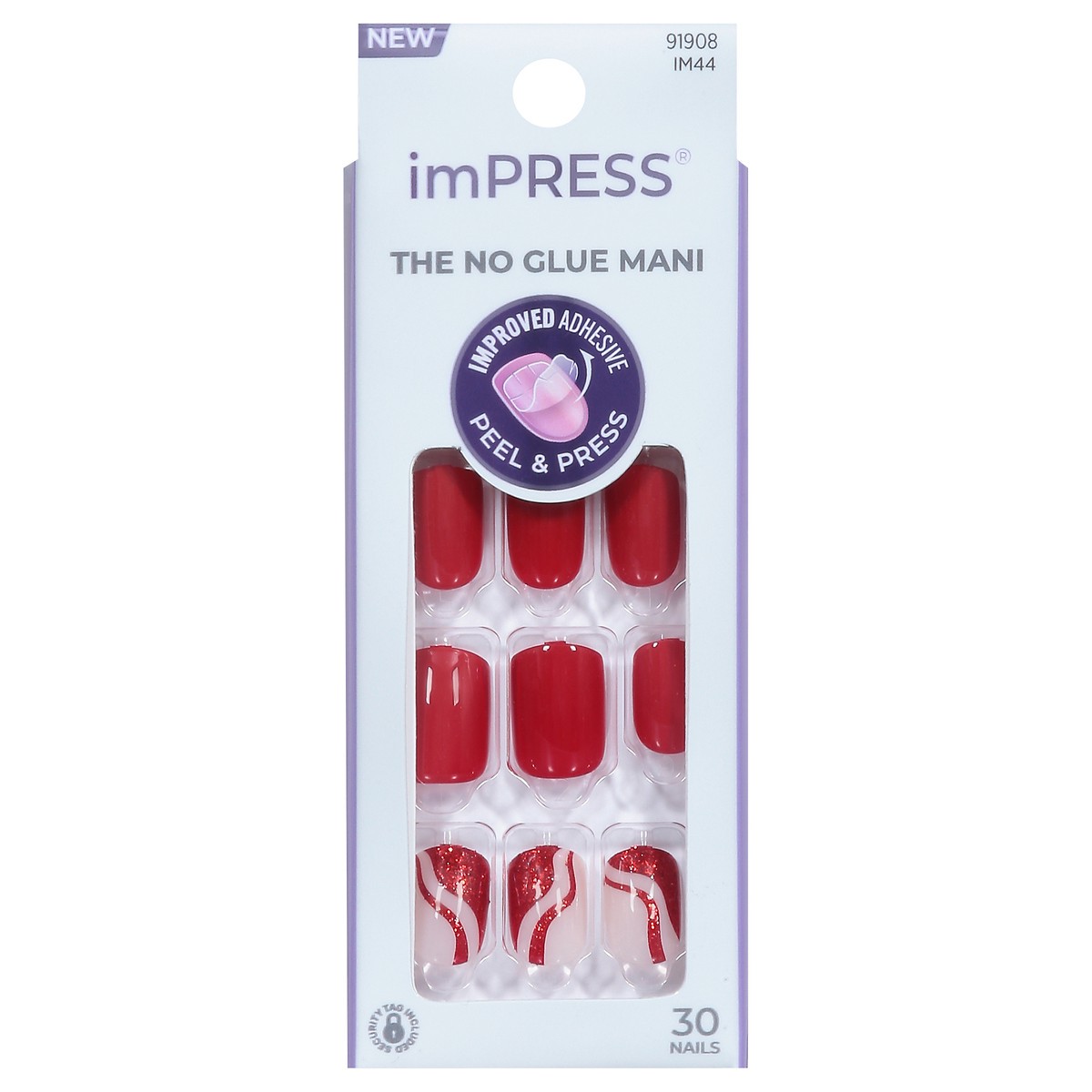 slide 1 of 9, imPRESS Endlessly Nails Short 30 ea, 30 ct