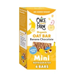 Once Upon A Farm Organic Banana Chocolate Mini Refrigerated Oat Snack Bars
