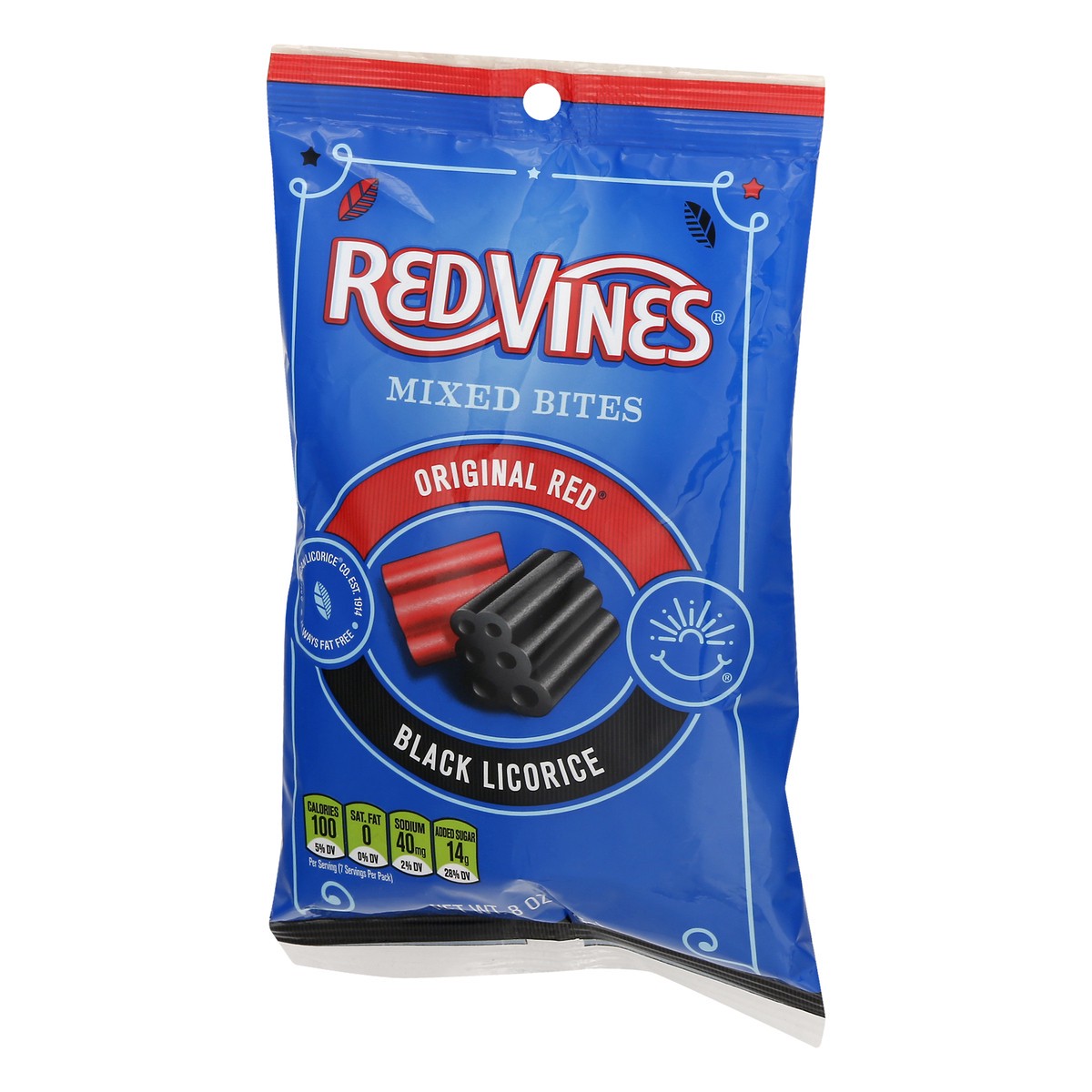 slide 10 of 10, Red Vines Original Red/Black Licorice Mixed Bites 8 oz, 8 oz