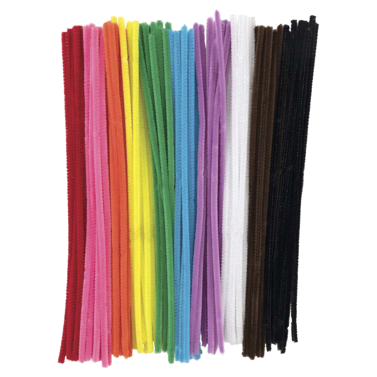 slide 1 of 1, Creativity Street Jumbo Chenille Stems, Assorted Colors, 12 in x 6 mm