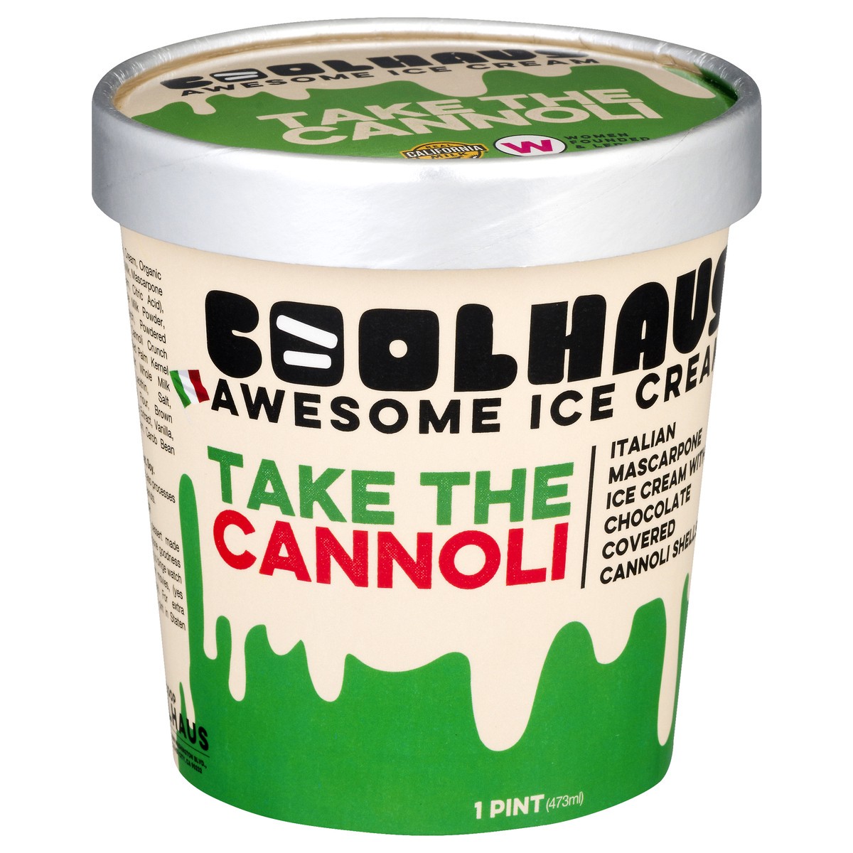 slide 2 of 13, Coolhaus Awesome Take the Cannoli Ice Cream 1 pt, 1 pint