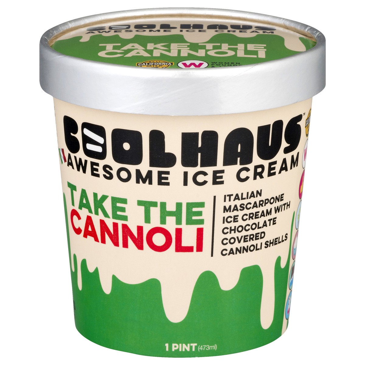 slide 9 of 13, Coolhaus Awesome Take the Cannoli Ice Cream 1 pt, 1 pint