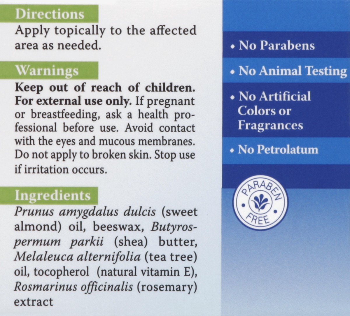 slide 3 of 5, Earth's Care Earths Care Tea Tree Oil Balm, 2.5 oz