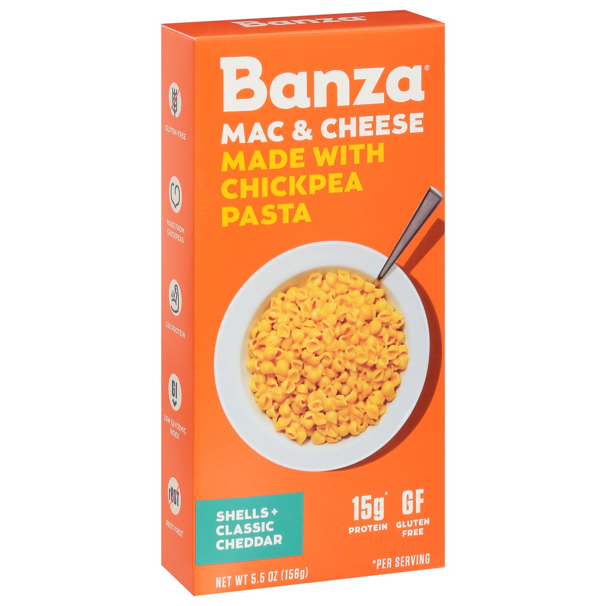 slide 3 of 9, Banza Chickpea Shells and Cheese, 5.5 oz