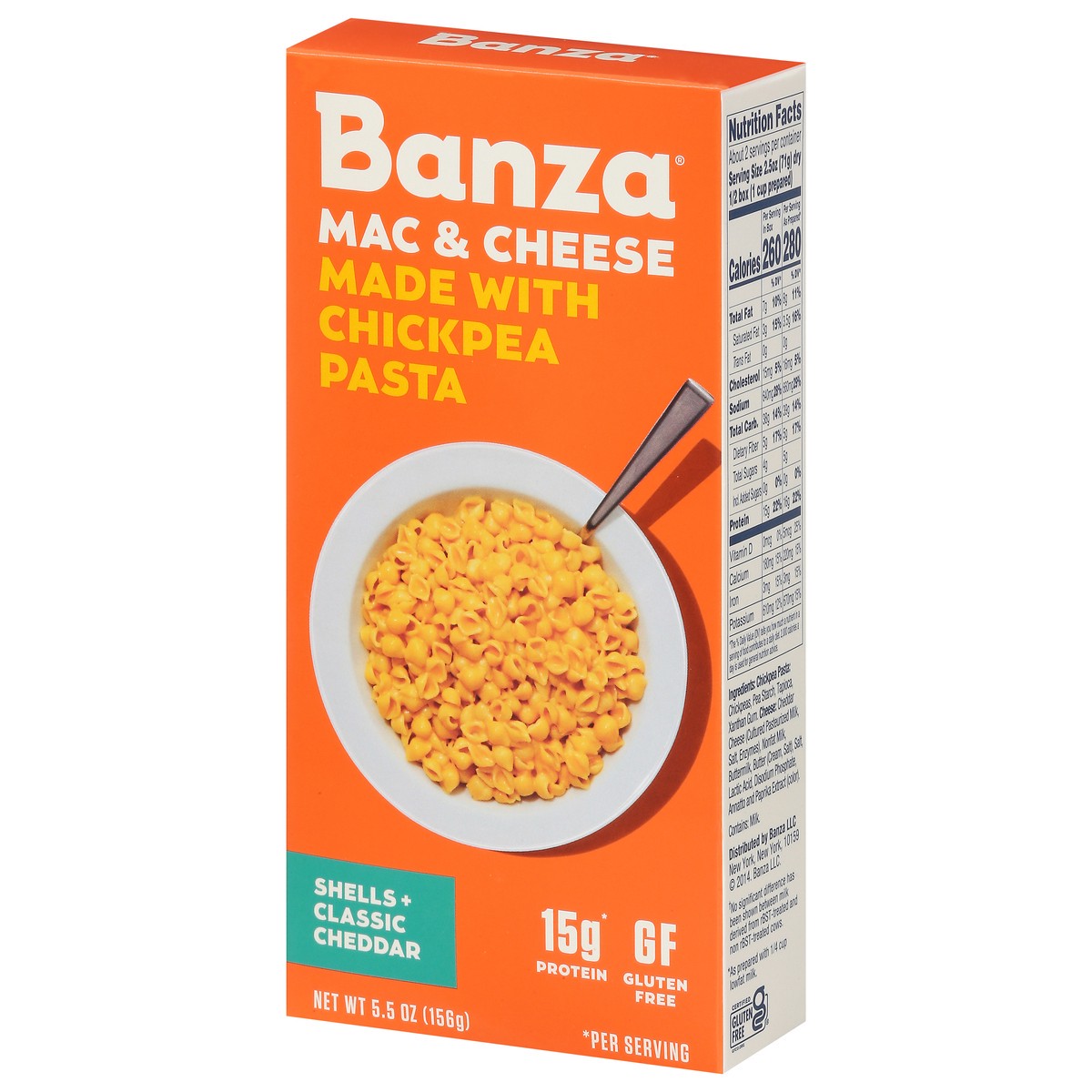 slide 9 of 9, Banza Chickpea Shells and Cheese, 5.5 oz