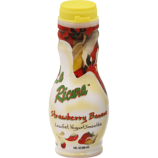 slide 1 of 1, Rio Grande La Ricura Strawberry Banana Lowfat Yogurt Smoothie, 10 fl oz