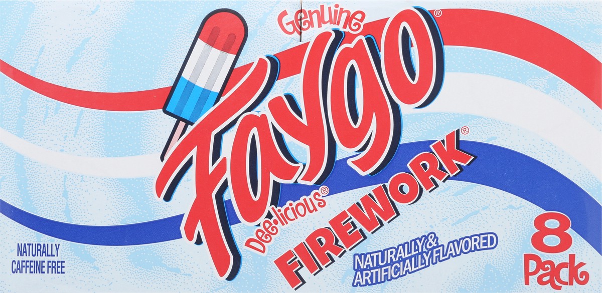 slide 11 of 13, Faygo Firework Soda 8 - 12 fl oz Cans, 8 ct