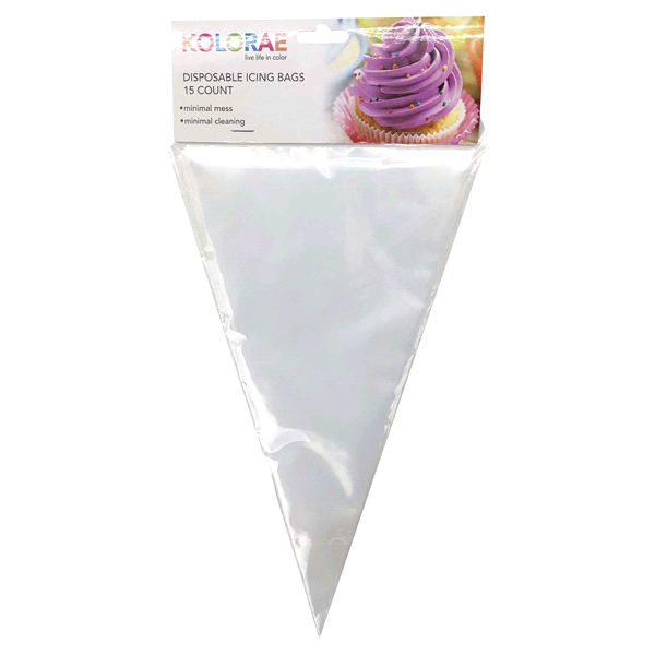 slide 1 of 1, Kolorae Disposable Icing Bags, 15 ct