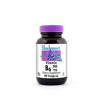 slide 1 of 1, Bluebonnet Nutrition Bluebonnet Vitamin B6 200 mg, 90 ct