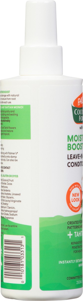 slide 7 of 9, Palmer's Coconut Oil Formula Moisture Boost Leave-in Conditioner, 8.5 oz., 8.50 fl oz