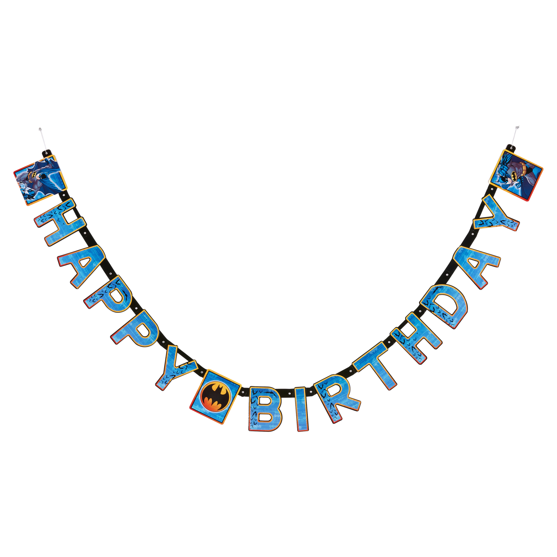 slide 1 of 2, Batman Birthday Party Banner, 1 ct