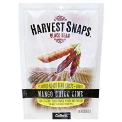 Harvest Snaps Sweet & Spicy Mango Chile Lime Black Bean Snack Crisps 3 oz