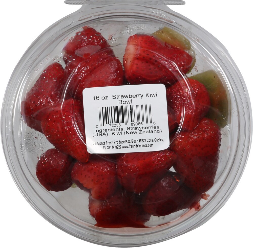 slide 3 of 3, Del Monte Strawberry Kiwi Bowl, 16 oz