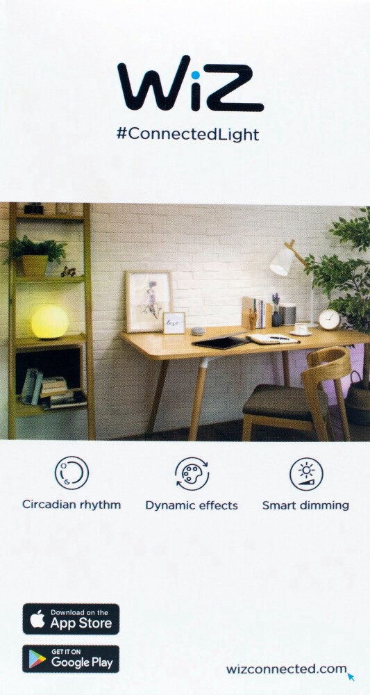 slide 4 of 4, WiZ Tunable White 40-Watt EQ B12 Full Spectrum Candelabra Base (e-12) Dimmable Smart LED Light Bulb, 1 ct