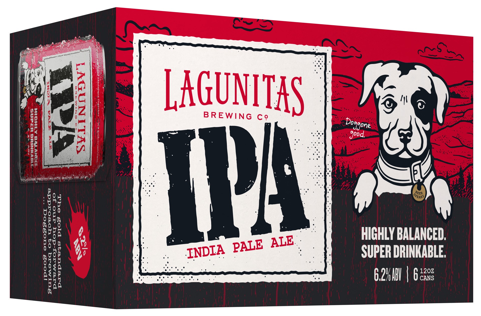 slide 4 of 4, Lagunitas IPA Beer 6 - 12 oz Cans, 6 ct; 12 oz