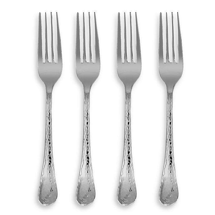 slide 1 of 1, Ginkgo Lafayette Stainless Steel Salad Fork, 4 ct