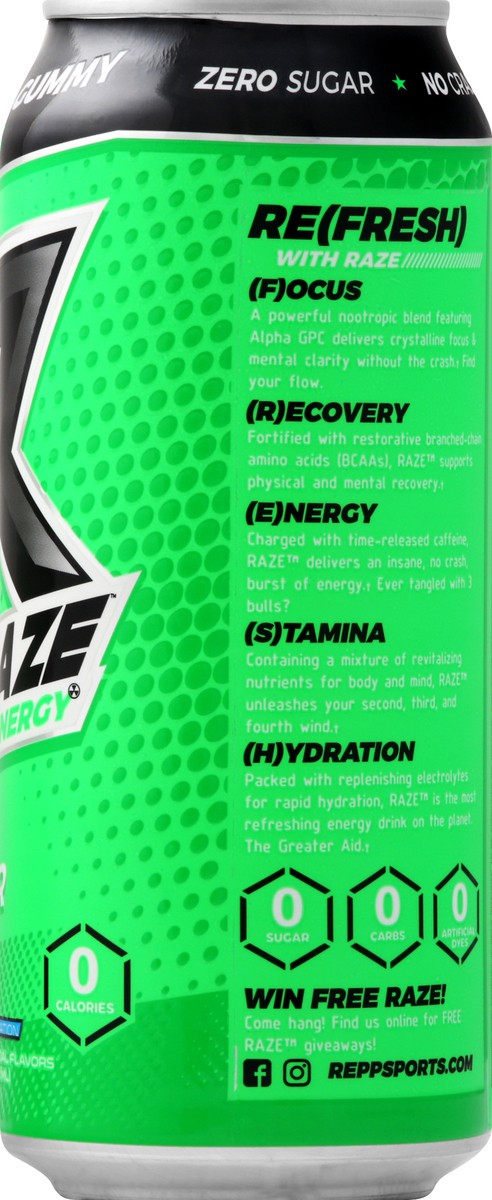 slide 9 of 11, Raze Energy Drink 16 oz, 16 oz