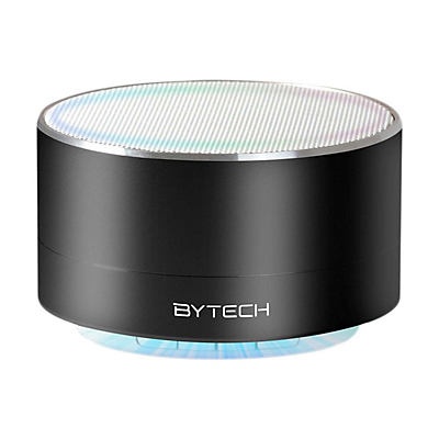 slide 1 of 1, Bytech Bluetooth Chrome Light Up Speaker, 1 ct