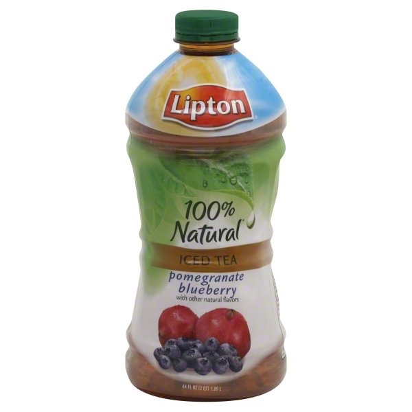 slide 1 of 1, Lipton Tea Pomegranate Blueberry, 64 oz