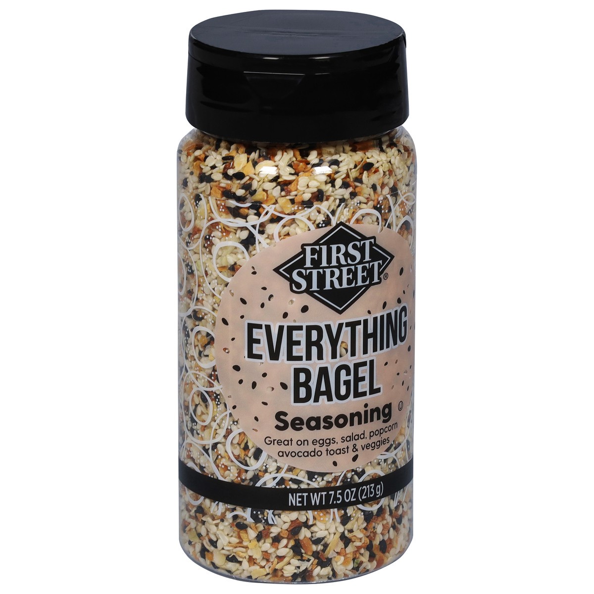 slide 8 of 13, First Street Everything Bagel Seasoning, 7.5 oz