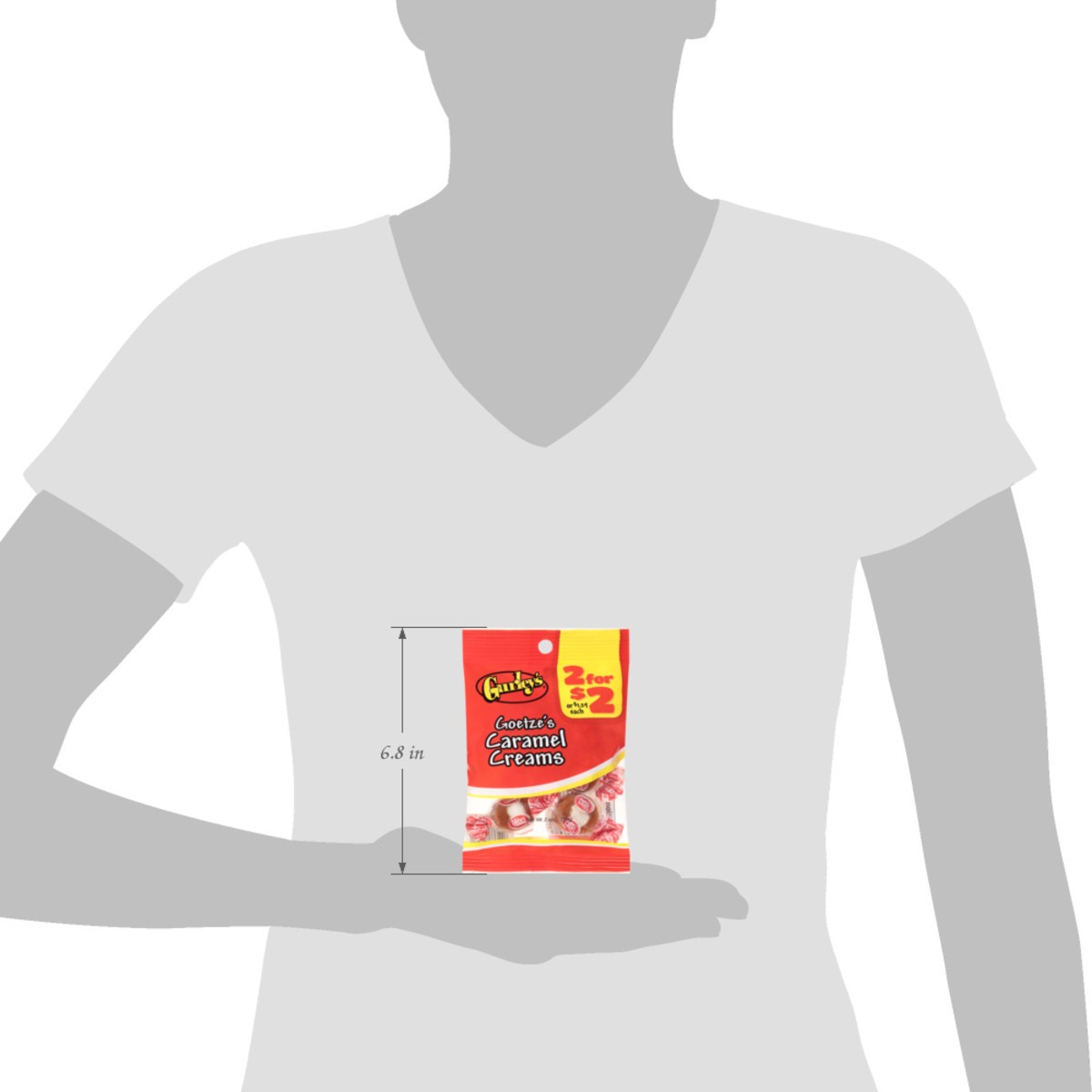 slide 13 of 15, Gurley's Goetze's Caramel Creams 2 oz, 2.5 oz