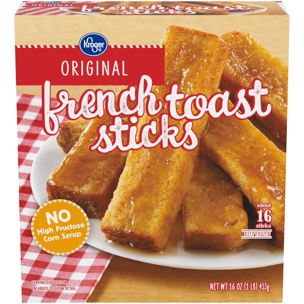 slide 1 of 1, Kroger Original French Toast Sticks, 16 oz