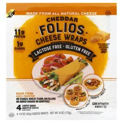 Folios Folio's Cheddar Cheese Wraps