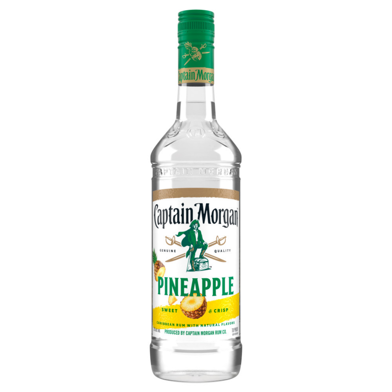 slide 4 of 4, Captain Morgan Pineapple (Caribbean Rum with Natural Flavors), 750 mL, 750 ml