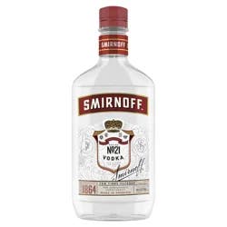 Smirnoff No. 21 80 Proof Vodka, 375 mL PET Bottle