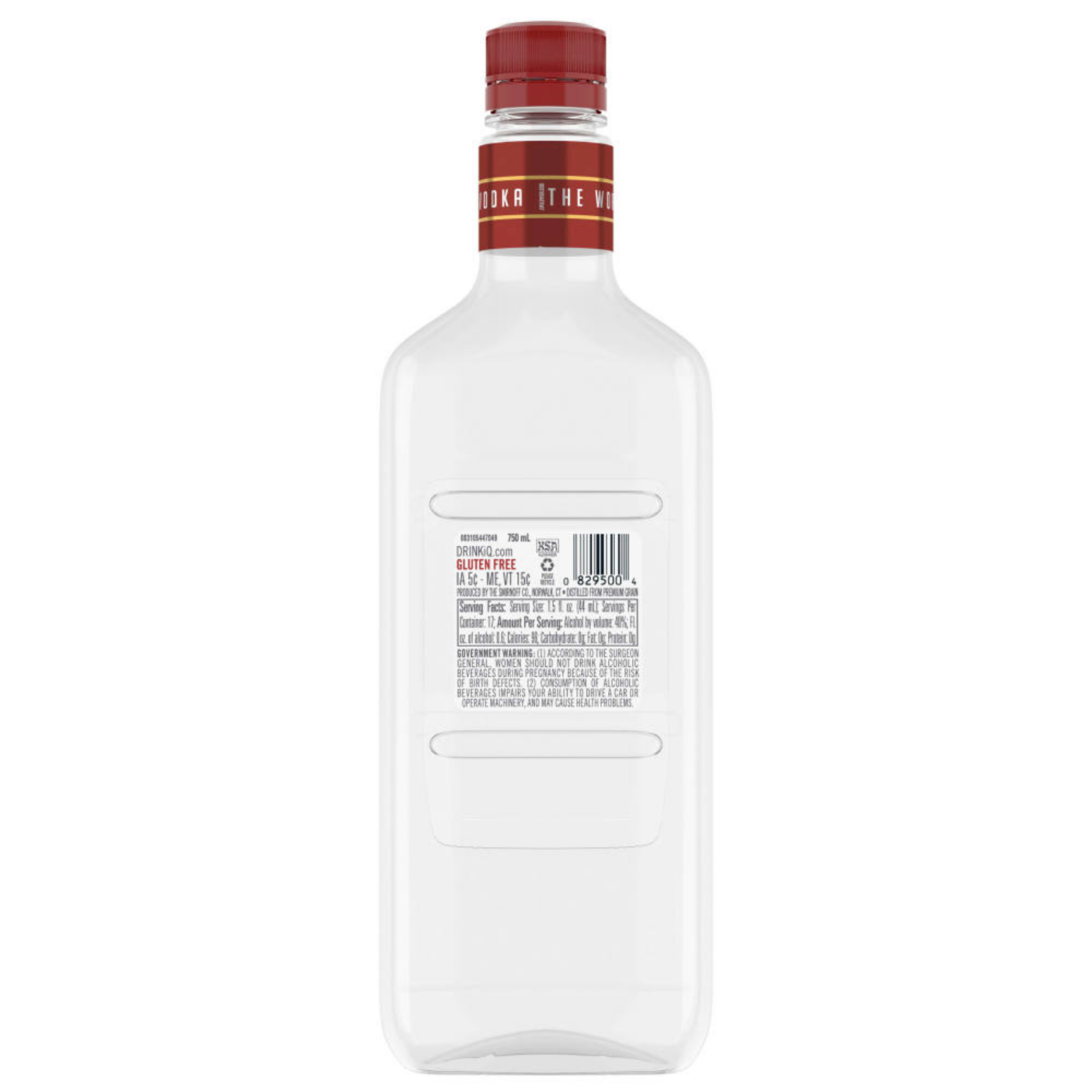 slide 4 of 6, Smirnoff Company Smirnoff No.21 Red Vodka, 750 ml
