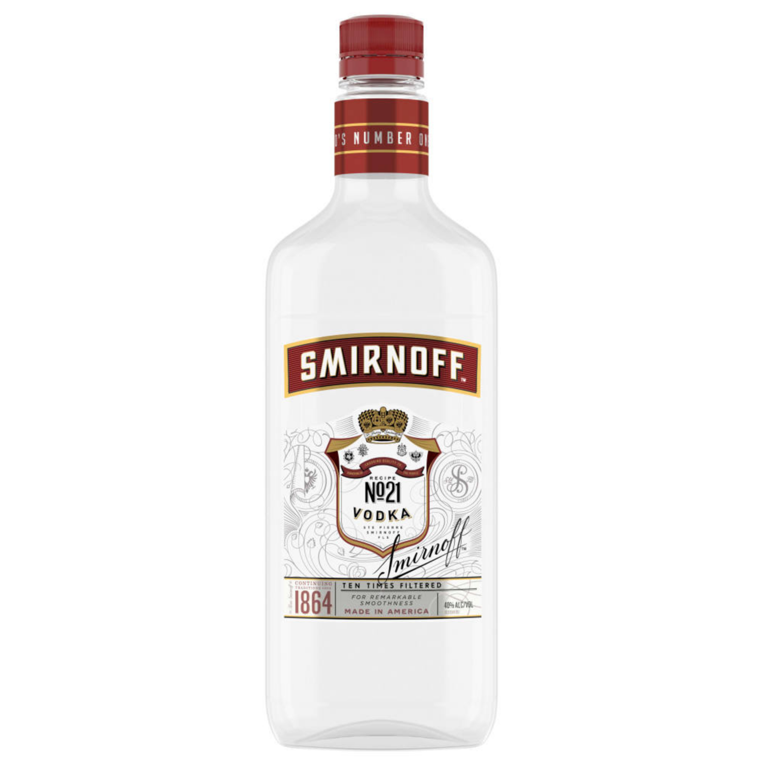 slide 5 of 6, Smirnoff Company Smirnoff No.21 Red Vodka, 750 ml