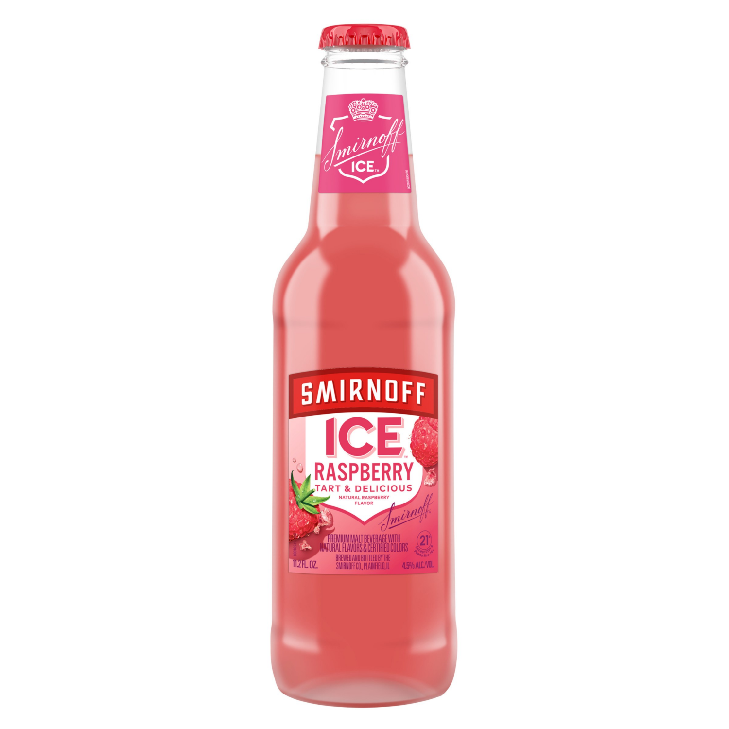 slide 4 of 8, Smirnoff Ice Raspberry Malt Beverage 6 ea, 6 ct; 11 oz