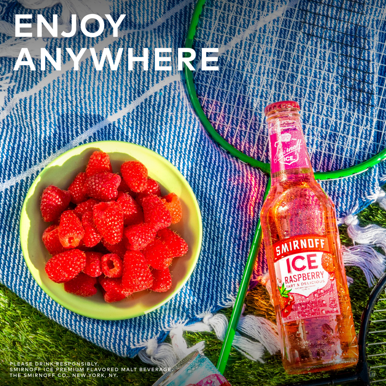 slide 8 of 8, Smirnoff Ice Raspberry Malt Beverage 6 ea, 6 ct; 11 oz