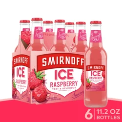 Smirnoff Ice Raspberry Malt Beverage 6 ea