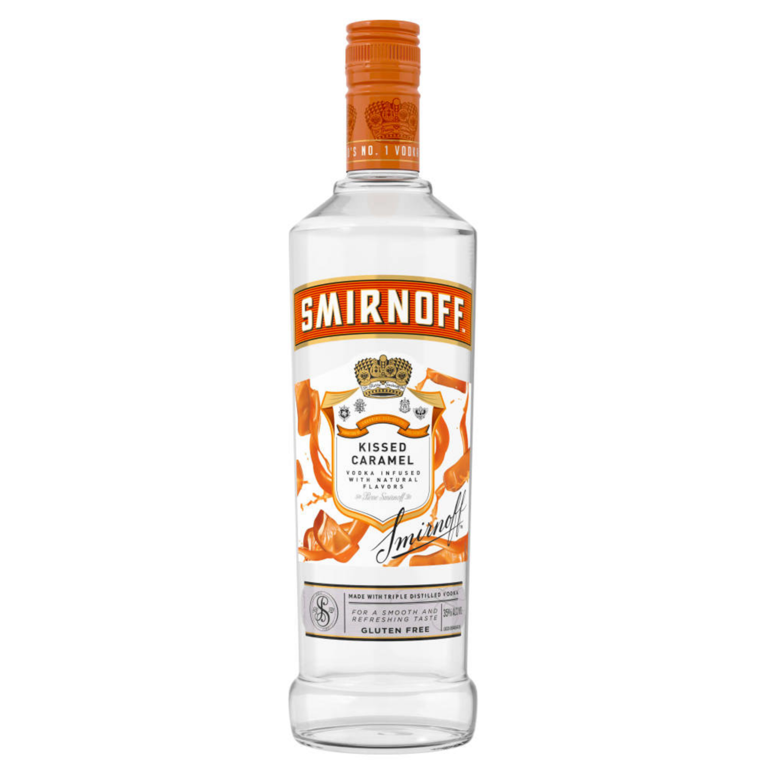 slide 4 of 5, Smirnoff Company Smirnoff Kissed Caramel Vodka, 750 ml