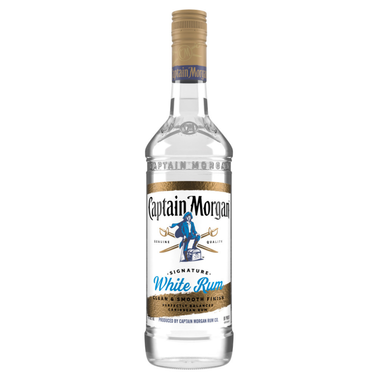 slide 4 of 5, Captain Morgan White Rum, 750 mL, 750 ml