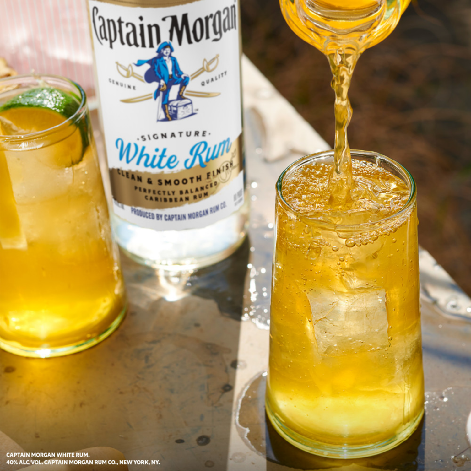 slide 5 of 5, Captain Morgan White Rum, 750 mL, 750 ml