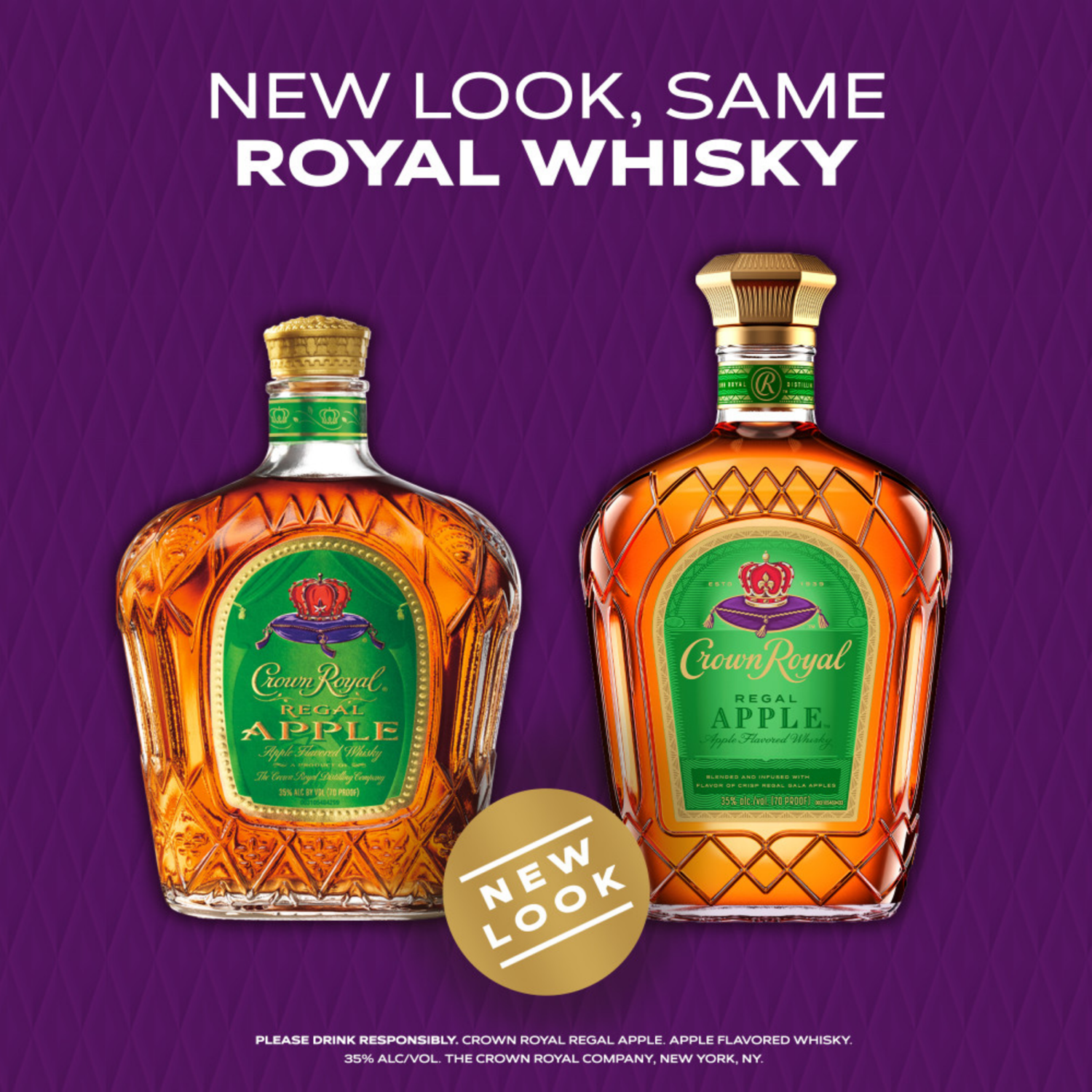 slide 3 of 6, Crown Royal Regal Apple Flavored Whisky, 750 ml