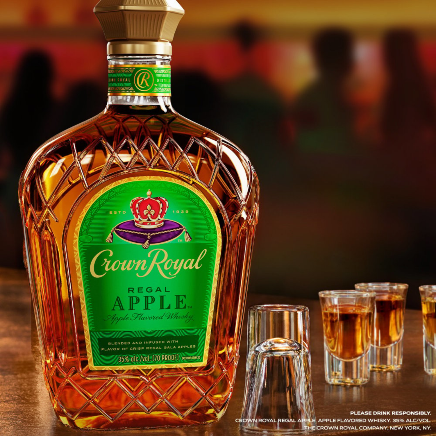 slide 4 of 6, Crown Royal Regal Apple Flavored Whisky, 750 ml