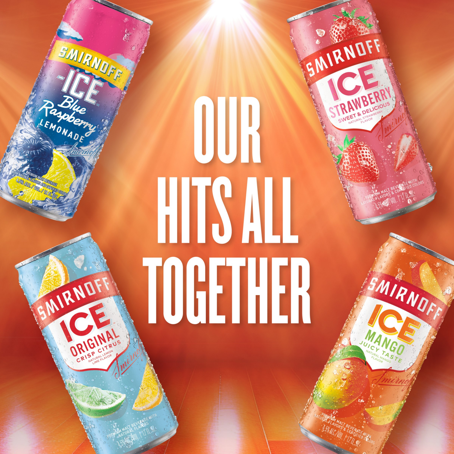 slide 4 of 8, Smirnoff Ice Fun Pack Variety Malt Beverage 12 ea, 12 fl oz