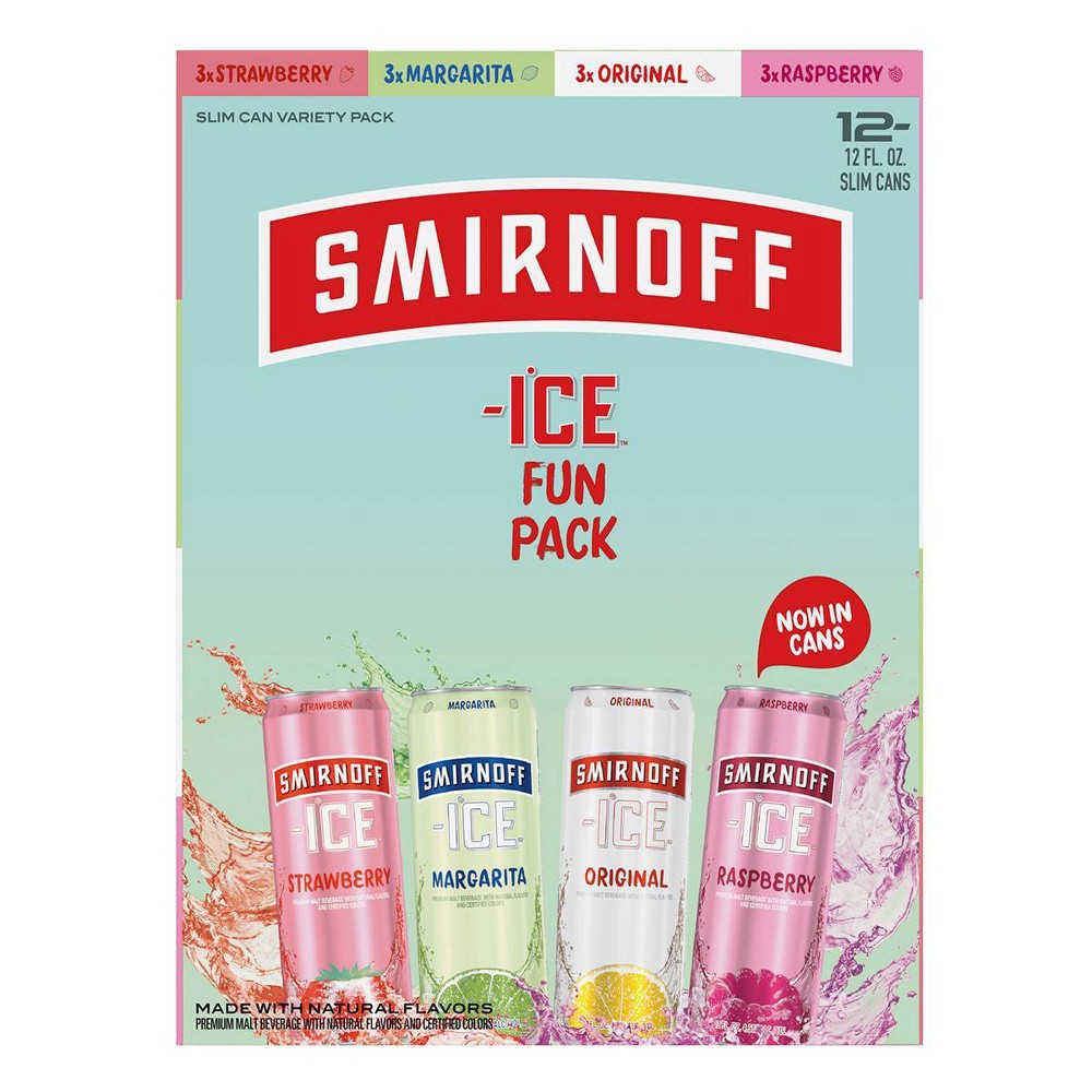 slide 3 of 4, Smirnoff Ice Variety Fun Pack, 12 ct; 12 oz