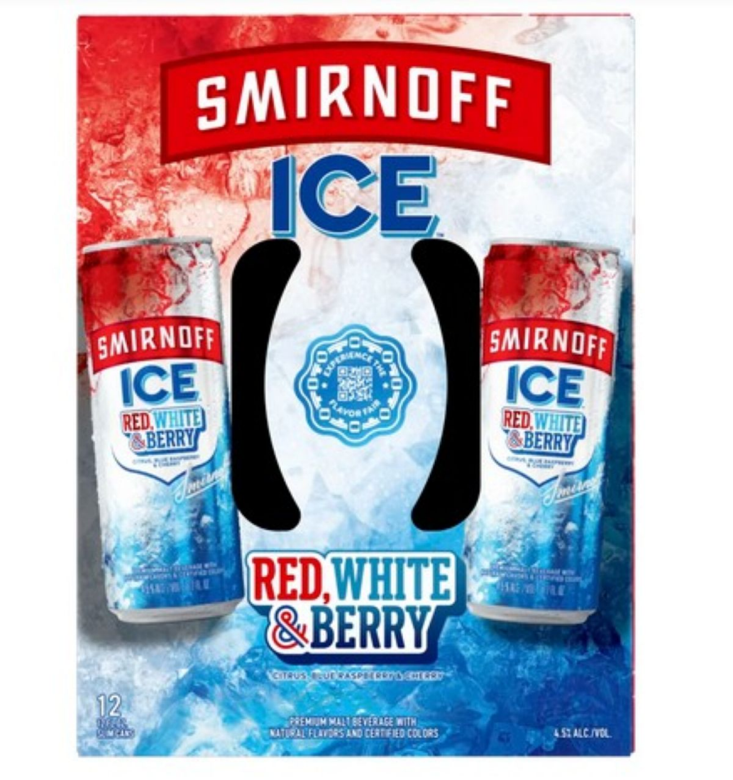 slide 6 of 8, Smirnoff Ice Pink Lemonade Premium Malt Beverage 12-12 fl oz Cans, 12 ct; 12 oz