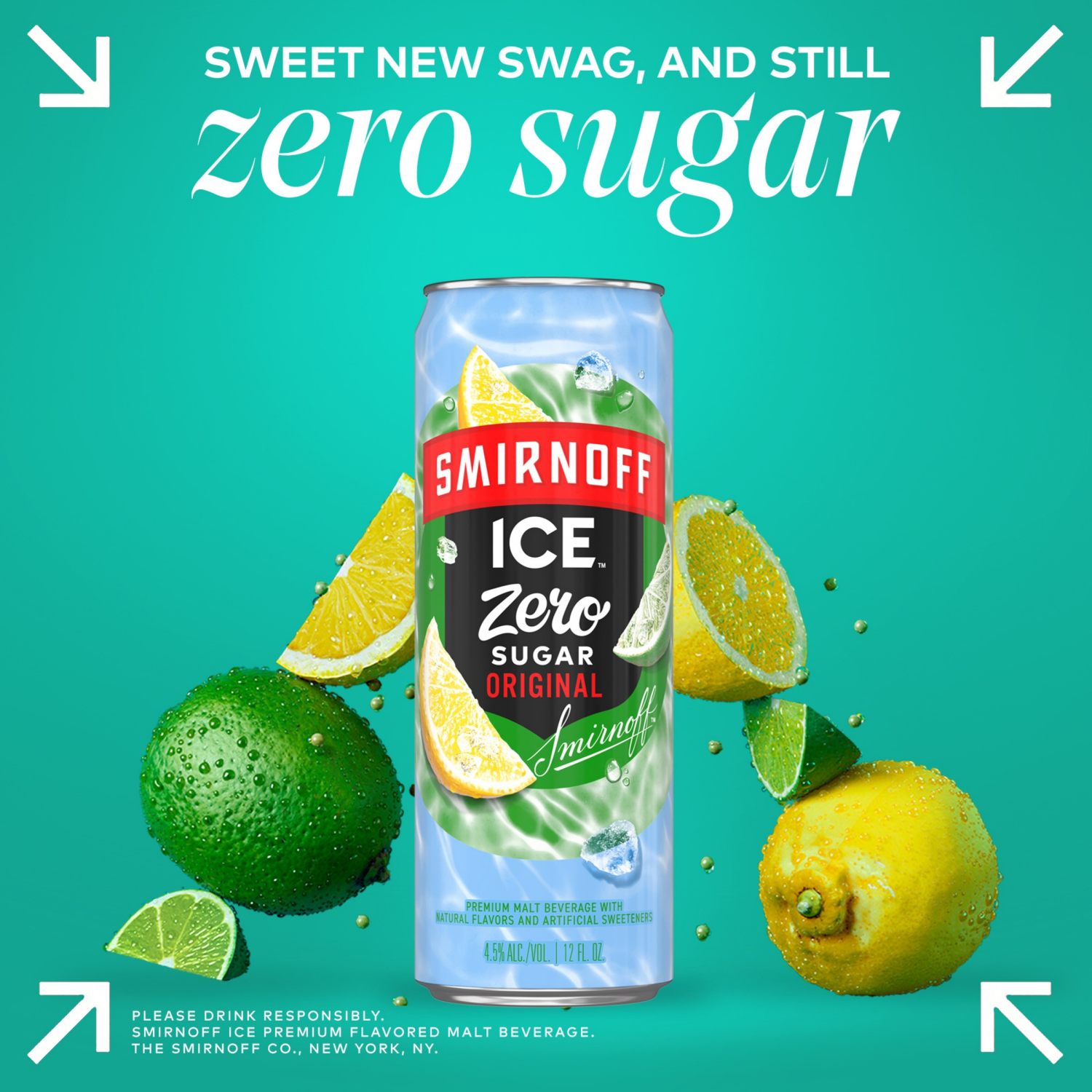 slide 8 of 8, Smirnoff Zero Sugar Original 6PK 12oz Cans, 6 ct; 12 oz
