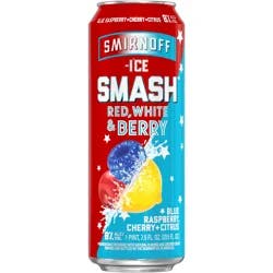 Smirnoff Ice Smash Red/White & Berry Beer 23.5 fl oz Can