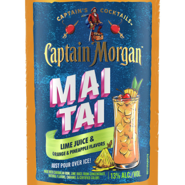 slide 7 of 7, Captain Morgan Mai Tai Ready to Serve - 1.75L Bottle, 1.75 liter