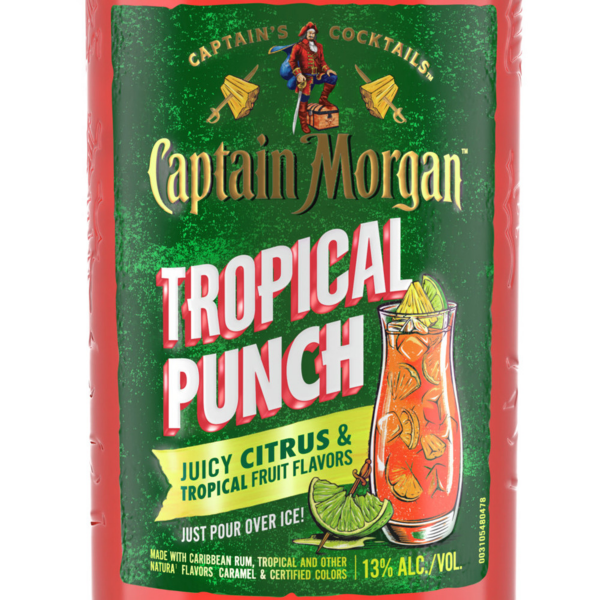 Captain Ready to Serve Tropical Punch 1.75L Bottle 1.75 liter