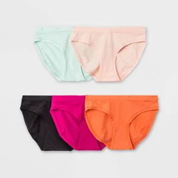 Girls' 5pk Microfiber Bikini - All in Motion XL