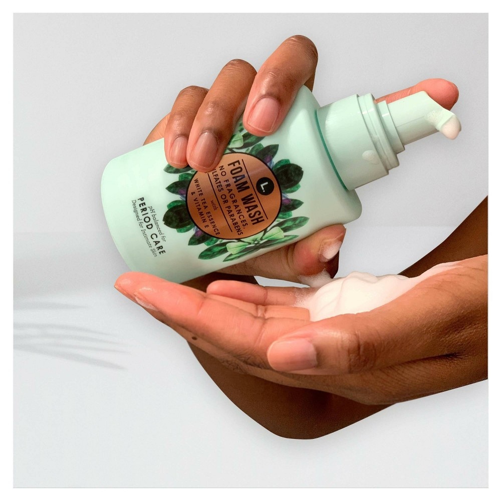 slide 7 of 11, L . L. Foam Feminine Wash Period Care, 6 fl oz