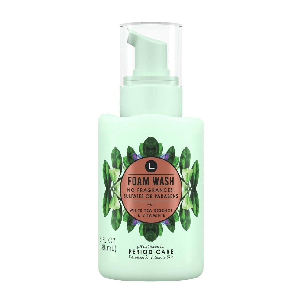 slide 5 of 11, L . L. Foam Feminine Wash Period Care, 6 fl oz